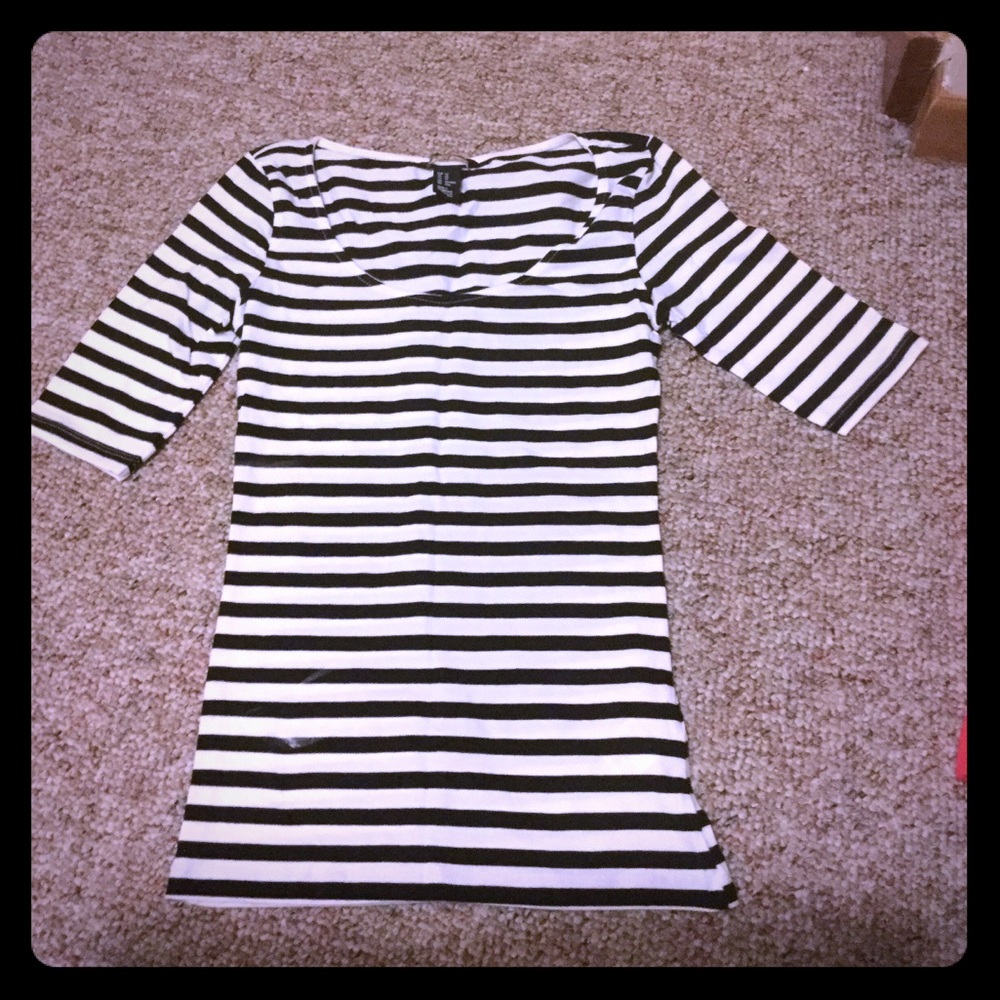 Stripe tee H&M